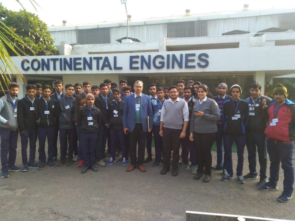 Industrial Visit at Continental Engines